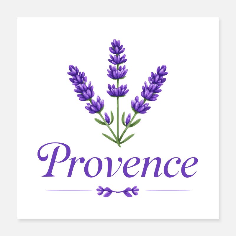 provence_lavance Poster 40 x 40 cm