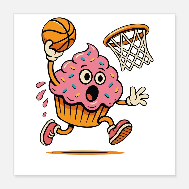 Cupcake Dunkheld Poster 40x40 cm
