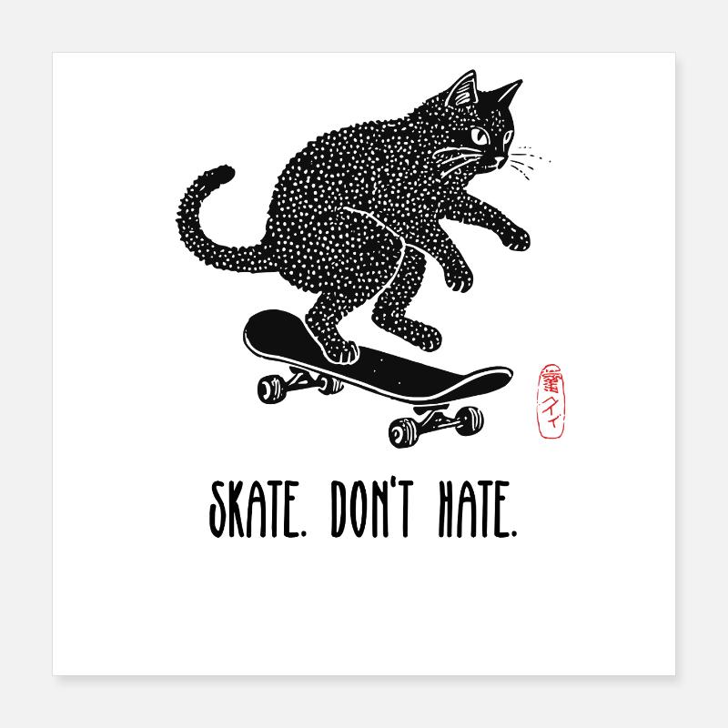 Patine, ne déteste pas Kitten Poster 40 x 40 cm