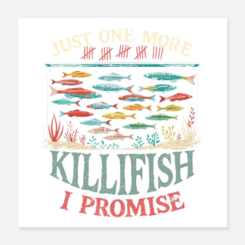 Toothcarp Killfish Toothed carp Poster 16" x 16" (40x40 cm)