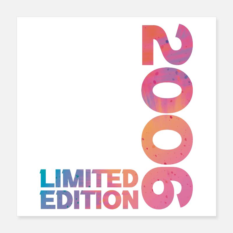 2006 20th Anniversary Birthday Gift Poster 16" x 16" (40x40 cm)