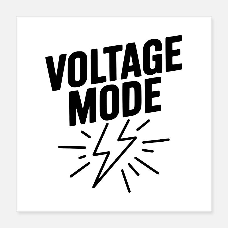 Mode de tension Poster 40 x 40 cm