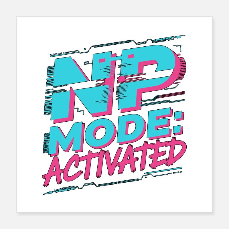 Nurse Practitioner NP Mode Activated Primary Care Poster 16" x 16" (40x40 cm)