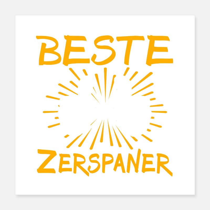 Zerspaner Geschenkidee Poster 40x40 cm