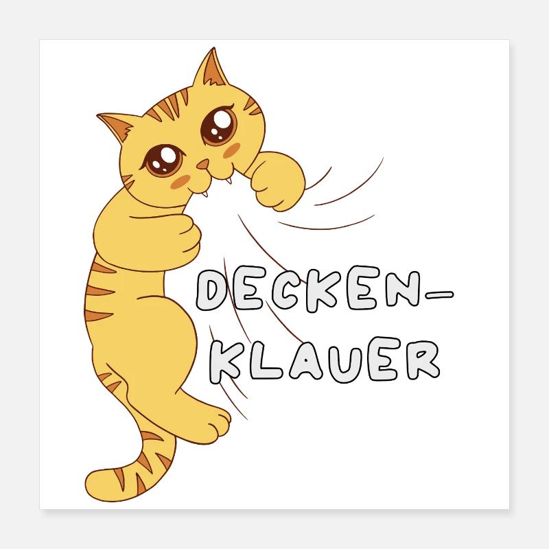 Lieblings Deckenklauer Offizielles Schlafshirt Poster 40x40 cm