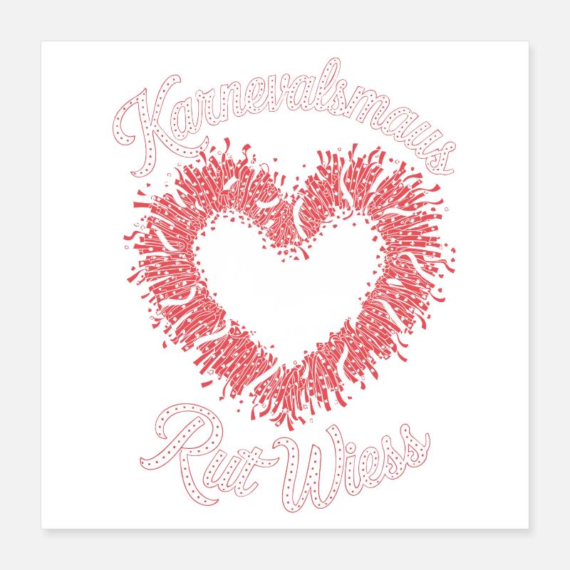 Carnival Mouse Rut Wiess Cologne Cologne Cologne Carnival Mouse Poster 16" x 16" (40x40 cm)