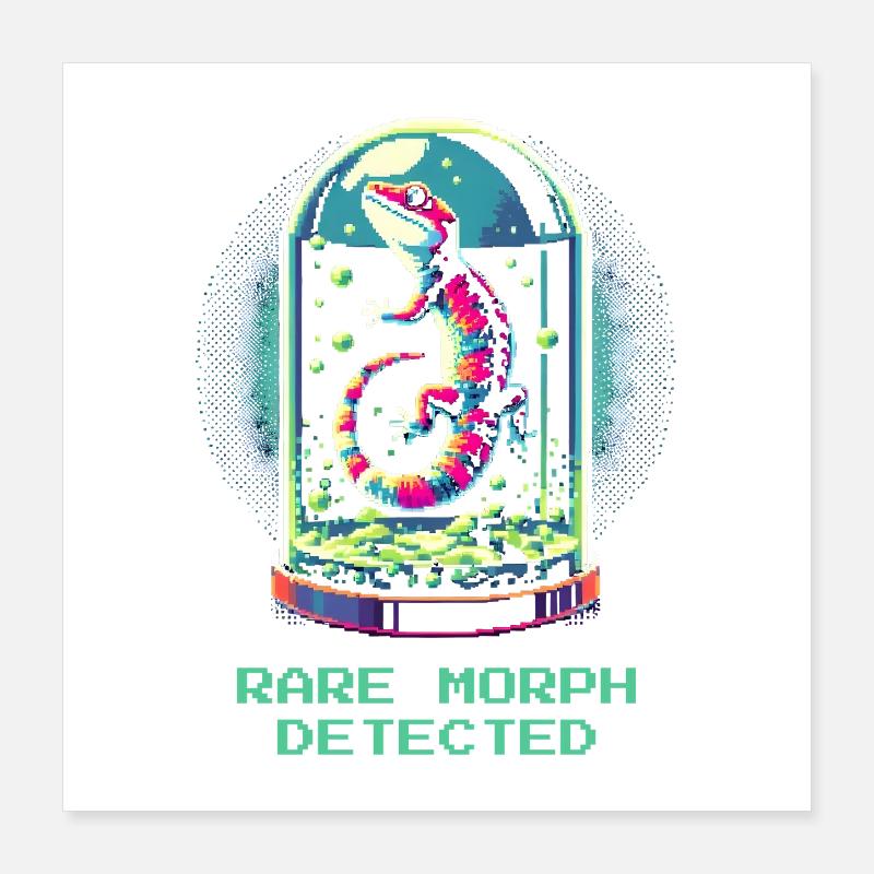 Rare Morph Discovered | Reptile Morphs Poster 16" x 16" (40x40 cm)