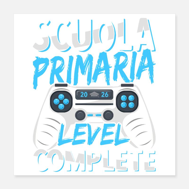 Primary School Diploma Elementary School 2026 Poster 16" x 16" (40x40 cm)