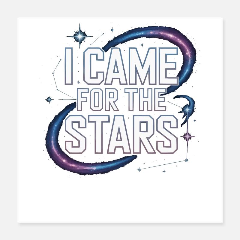 Astronomer Galaxy Outerspace Universe Astronomy Poster 16" x 16" (40x40 cm)