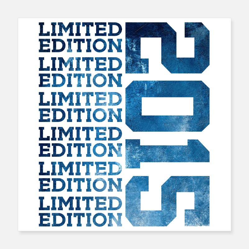 ÉDITION LIMITÉE 2015 11 ANS 11E ANNIVERSAIRE Poster 40 x 40 cm