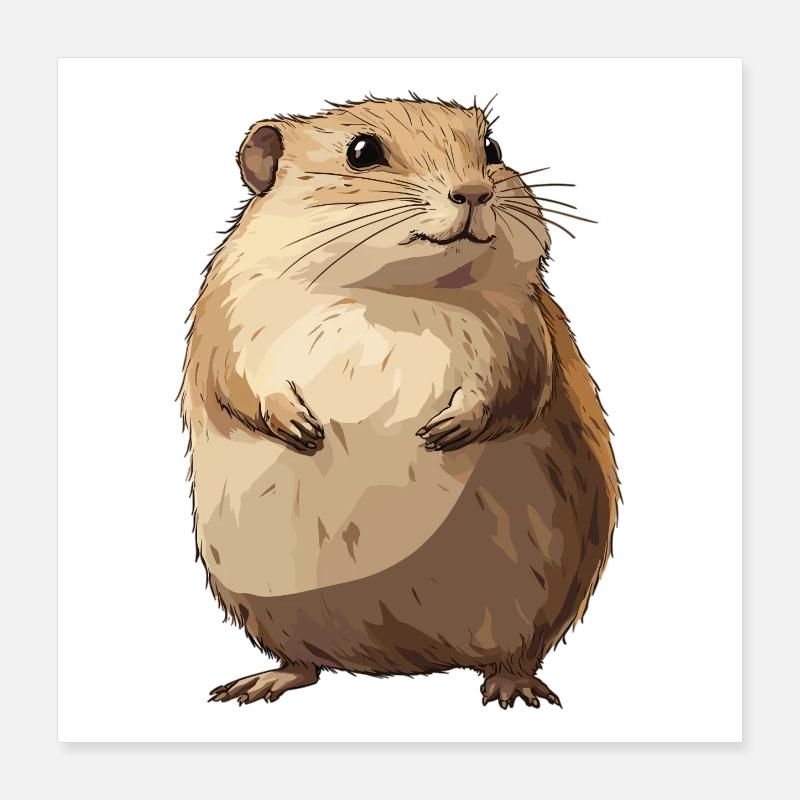 Lemmings Lemming Poster 40 x 40 cm