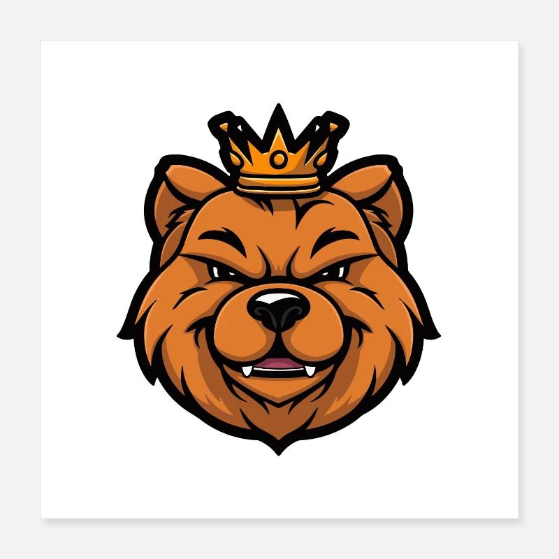 Couronne de chien Chow Chow Poster 40 x 40 cm
