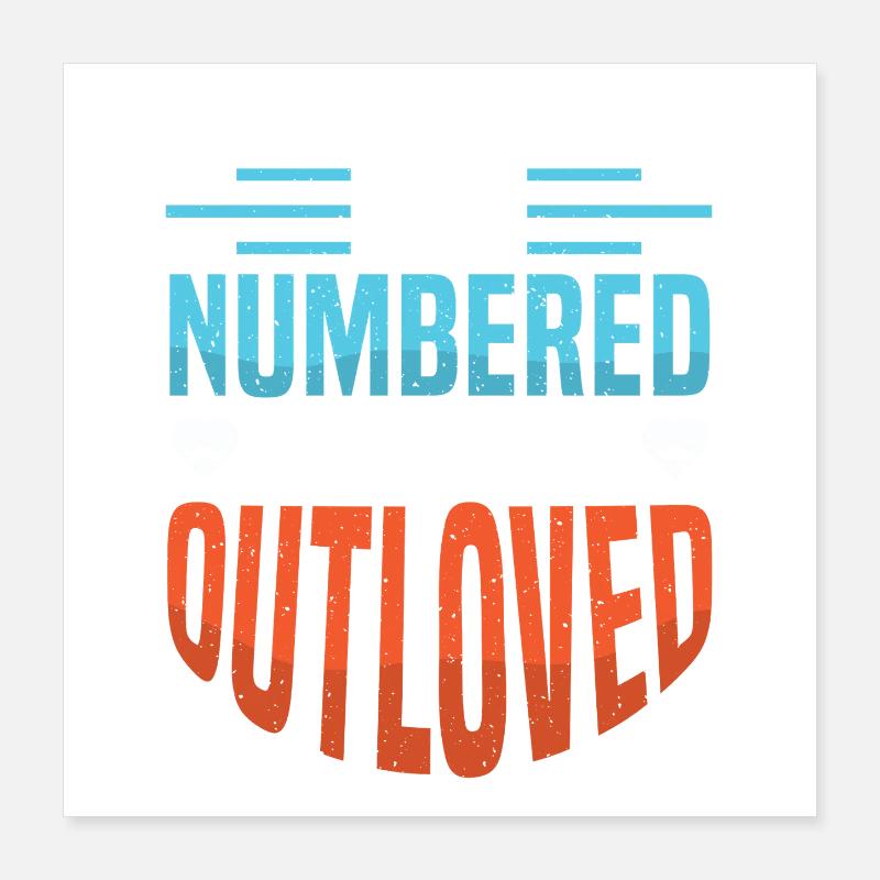 Papa Vater von drei Mädchen Töchtern Poster 40x40 cm