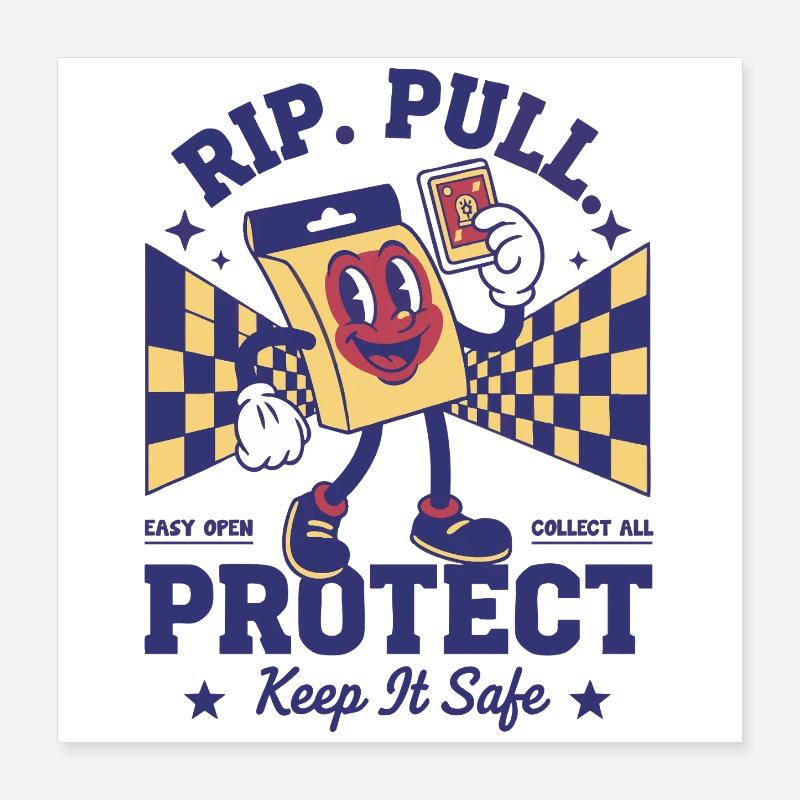Carte à collectionner RIP PULL PROTECT Keep It Safe Poster 40 x 40 cm