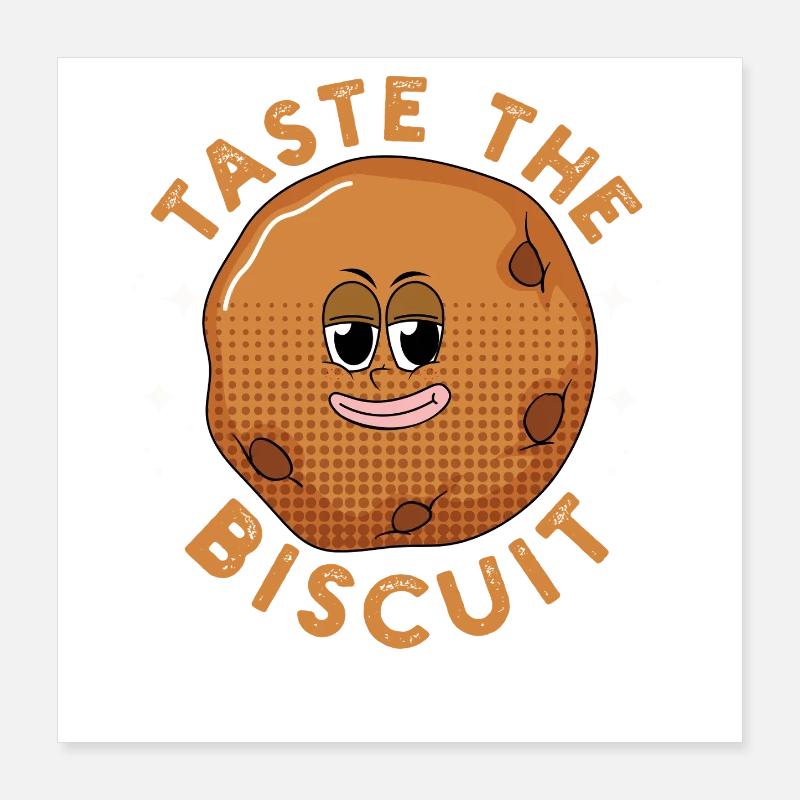 Goûtez le biscuit Poster 40 x 40 cm