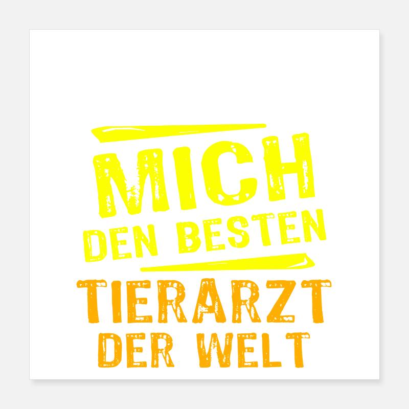 Vet Gift Poster 16" x 16" (40x40 cm)