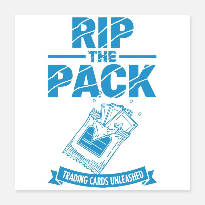 Rip The Pack Trading Cards Unleashed Booster Pack Poster 16" x 16" (40x40 cm)
