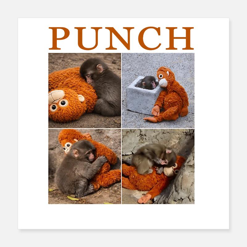 Équipe Monkey Punch Poster 40 x 40 cm