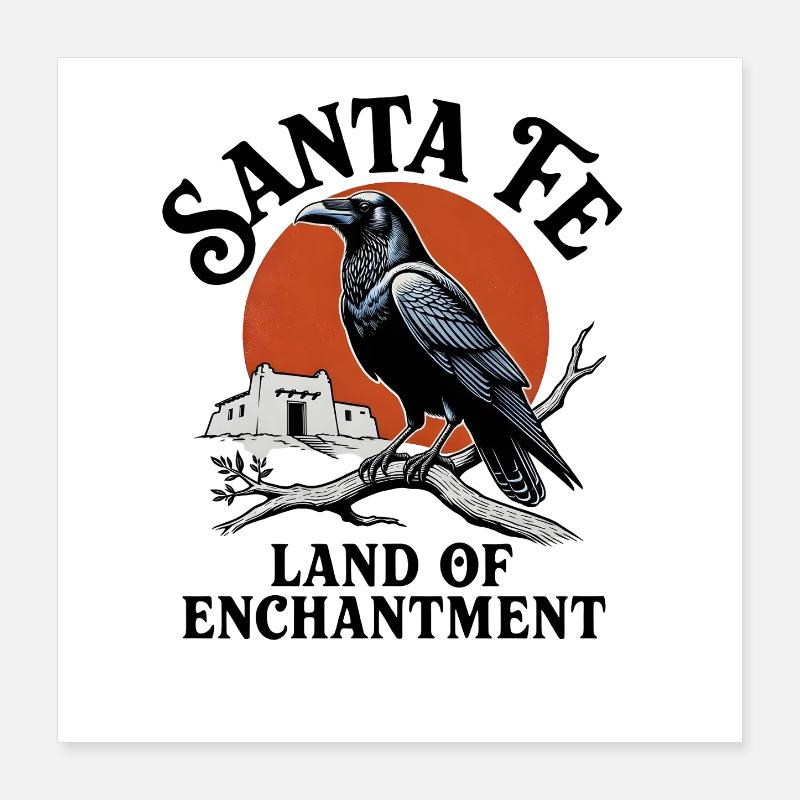Terre d’Enchantement de Santa Fe Poster 40 x 40 cm