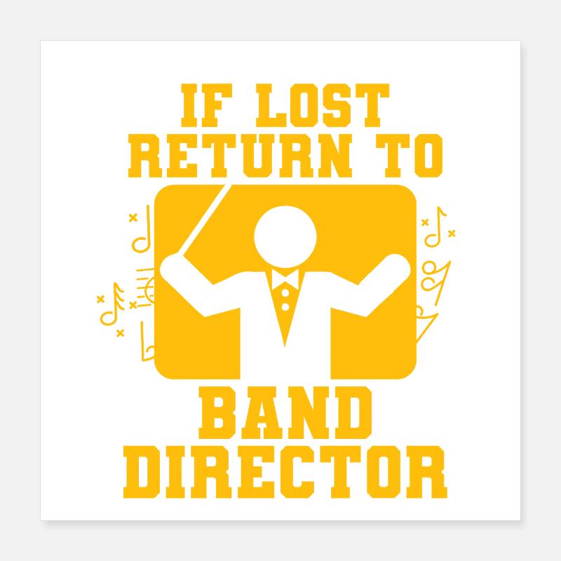 Marching band brass band Poster 16" x 16" (40x40 cm)
