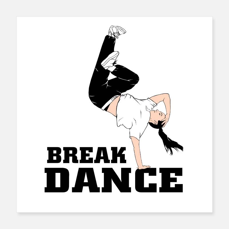 Breakdance - Breaking Sport Poster 40x40 cm