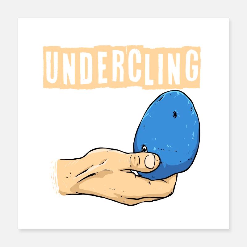 Indoor Klettern Indoorklettern Poster 40x40 cm