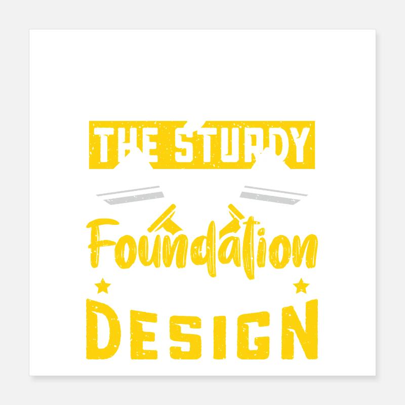 Constructeur de plaques de plâtre Installateur de plaques de plâtre Poster 40 x 40 cm