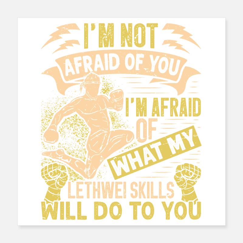  Burmese Boxer Lethwei Instructor Training Myanmar Poster 16" x 16" (40x40 cm)