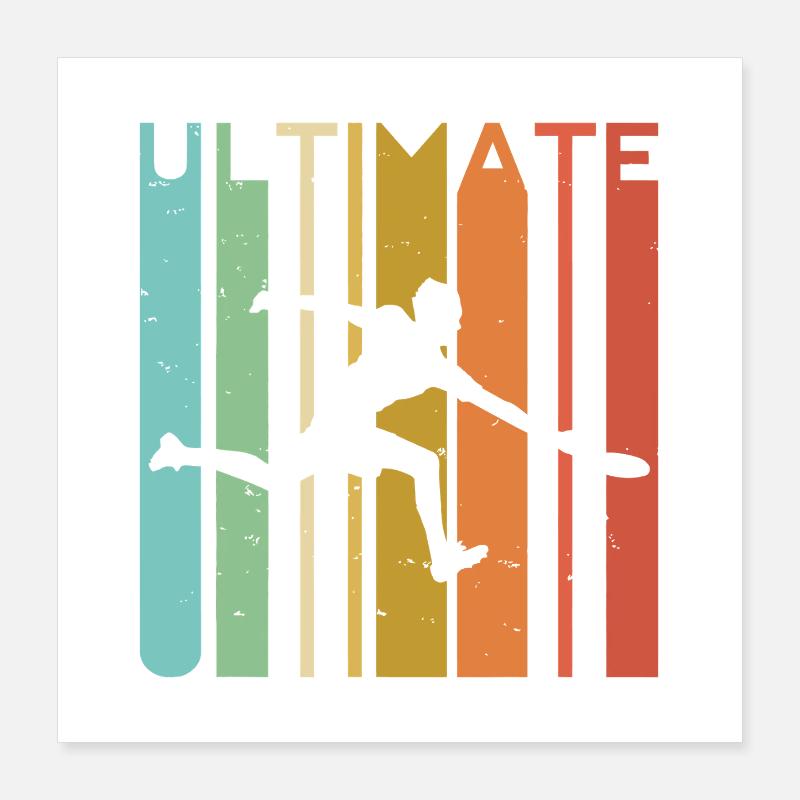 Acrobate arc-en-ciel ultime Poster 40 x 40 cm