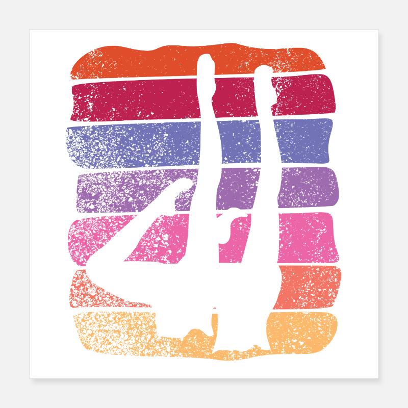 Artistic Swim Team Synchronschwimmen Poster 40x40 cm