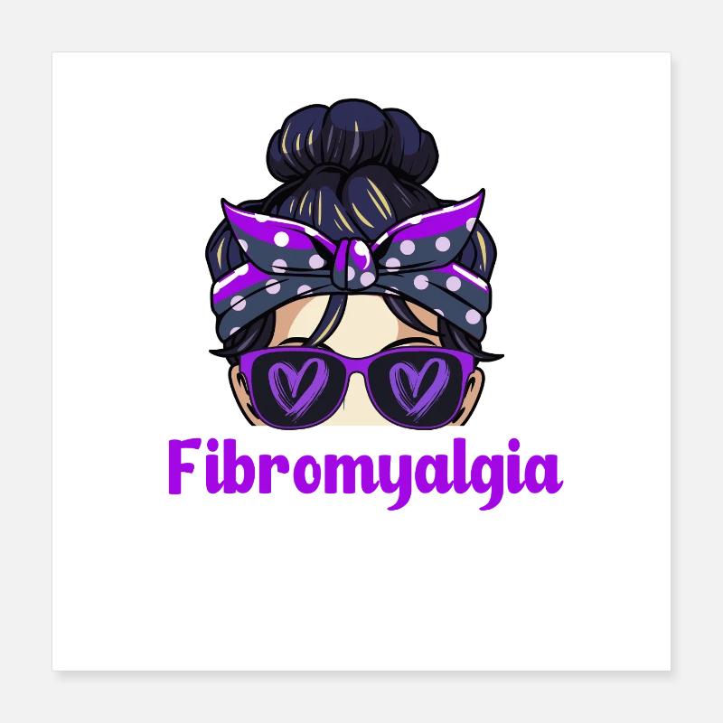 Fibromyalgie Poster 40 x 40 cm