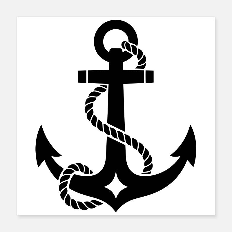 Ancre Poster 40 x 40 cm