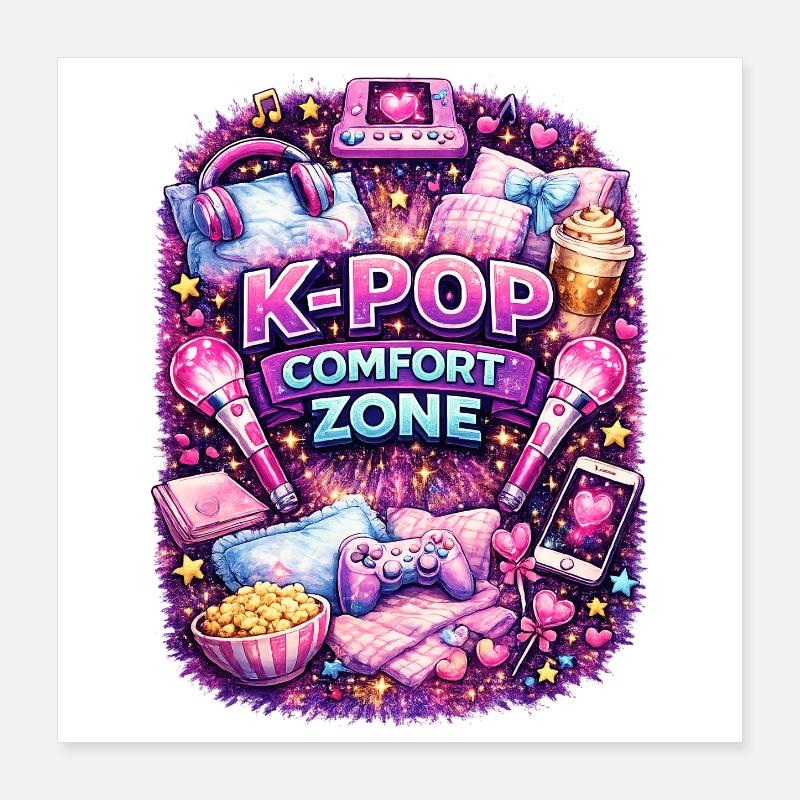Zone de confort de K Pop Poster 40 x 40 cm