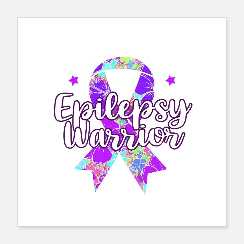 Epilepsie Mutter Mama Geschenk Poster 40x40 cm