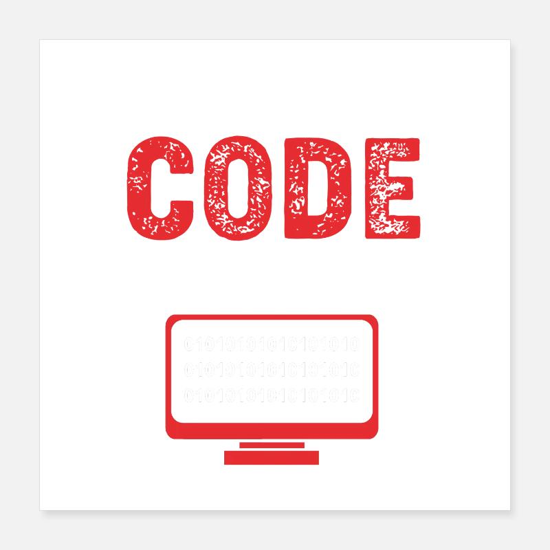 Medizin Coder Poster 40x40 cm