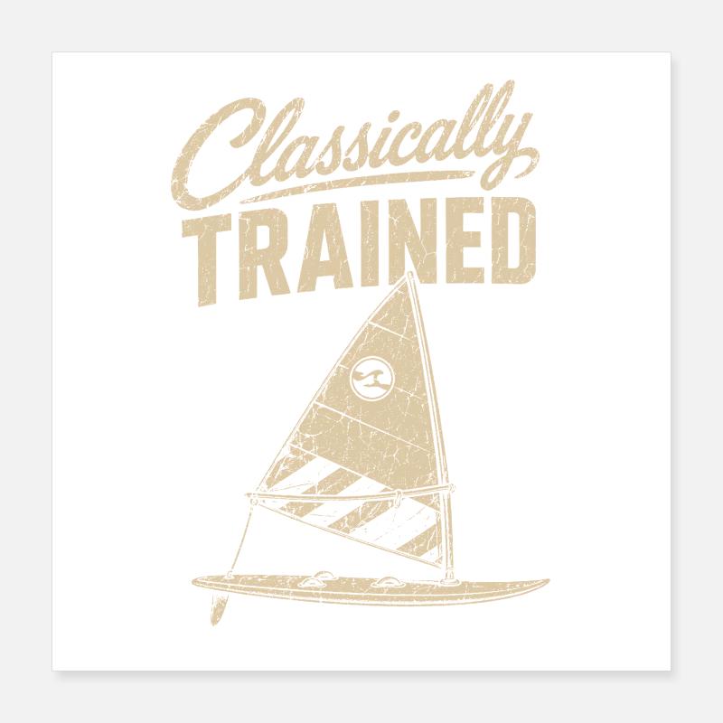 Classically Trained Sailor Tee Poster 40x40 cm