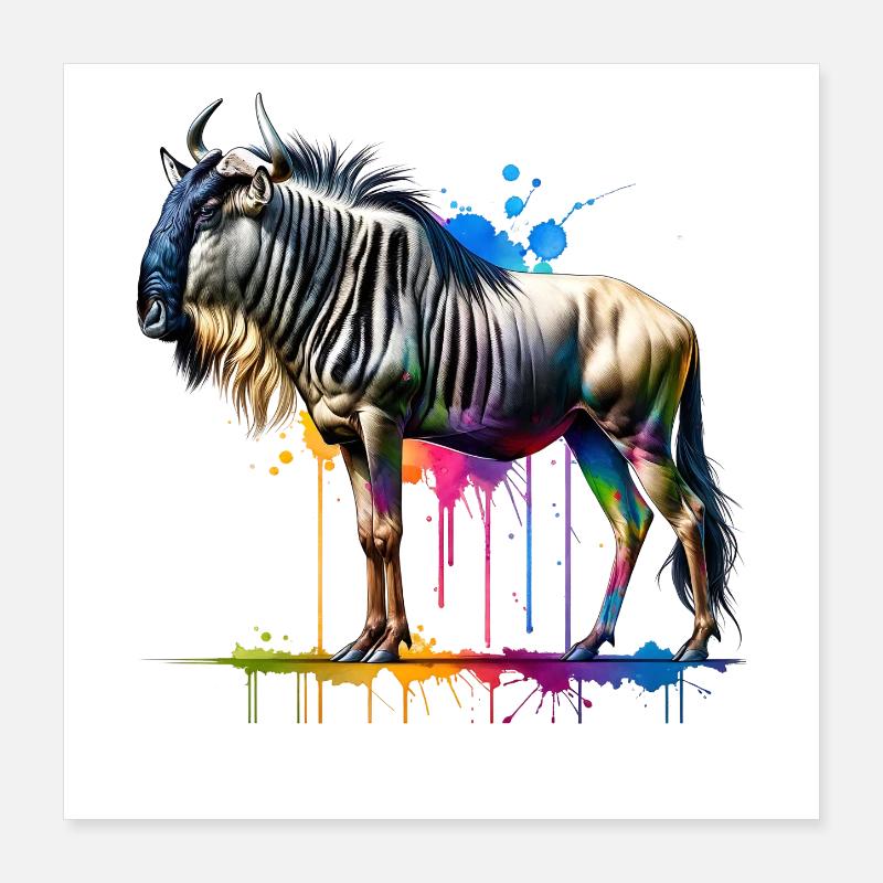 Cadeau GNU Poster 40 x 40 cm