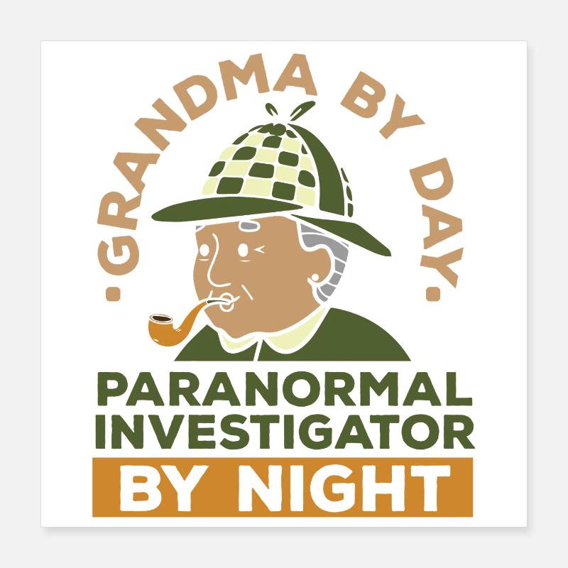 ghost hunting paranormal ghost hunter Poster 16" x 16" (40x40 cm)