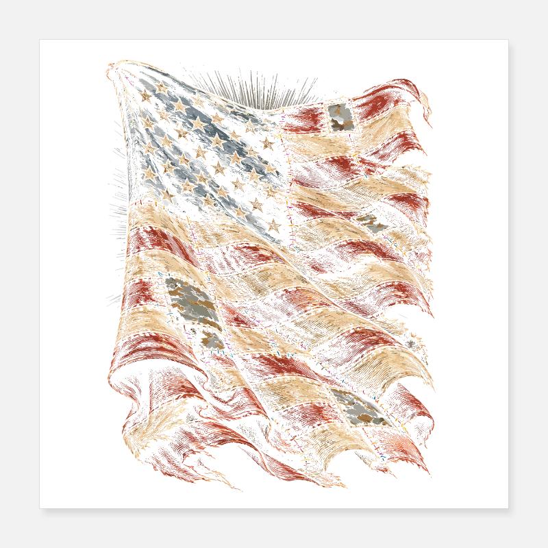Veterans Day for Democrats Poster 16" x 16" (40x40 cm)