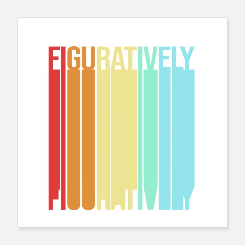 grammaire Poster 40 x 40 cm