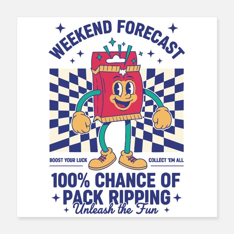 Prévisions du week-end : 100 % de chances de s’écraser Poster 40 x 40 cm