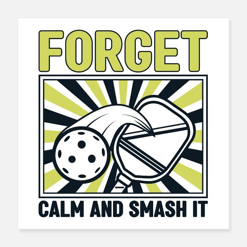 Forget silence – beat it! Poster 16" x 16" (40x40 cm)