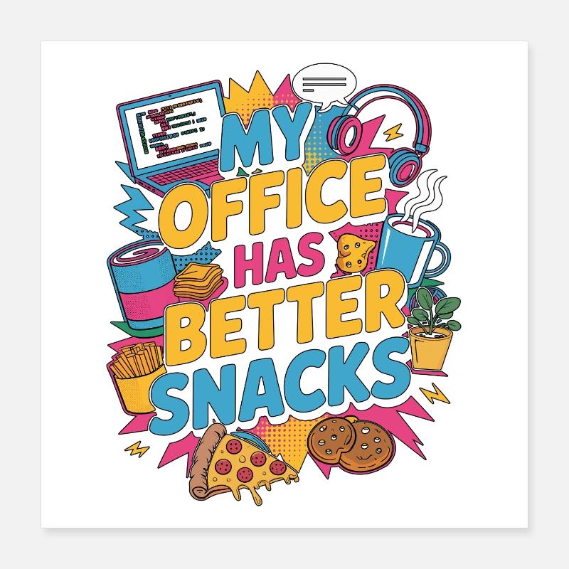 Remote Developer My Office Has Software Engineer Poster 40x40 cm