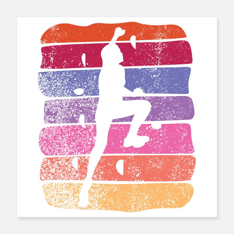 Bloc de bloc de Boulderer Poster 40 x 40 cm