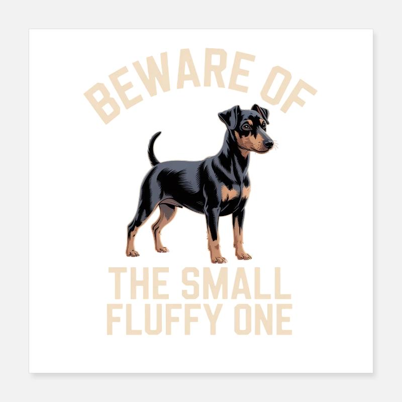 Cadeaux pour chiens Manchester Terrier Poster 40 x 40 cm
