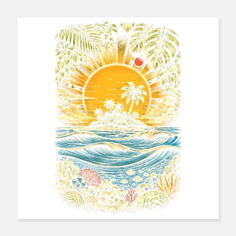 Belize Belizean Root Poster 16" x 16" (40x40 cm)