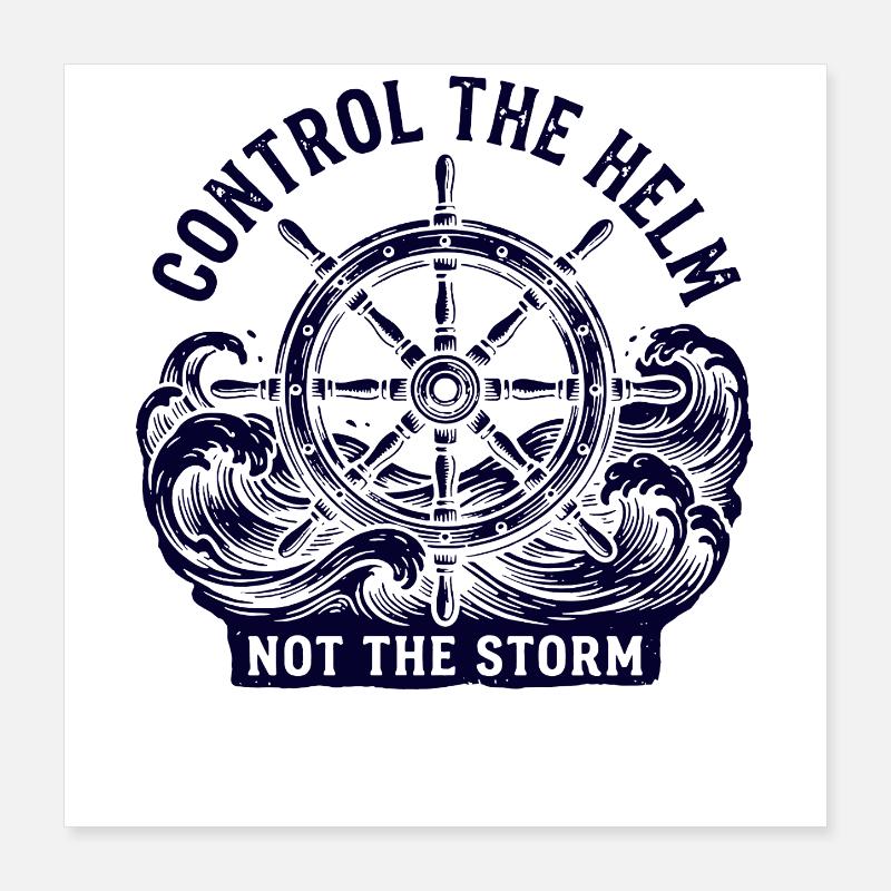 Control The Helm Poster 16" x 16" (40x40 cm)