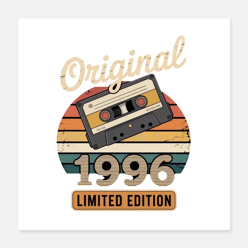 Edition limitée 1996 Poster 40 x 40 cm