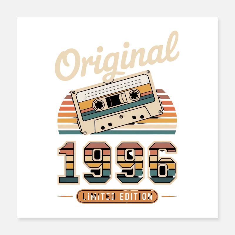 Edition limitée 1996 Poster 40 x 40 cm