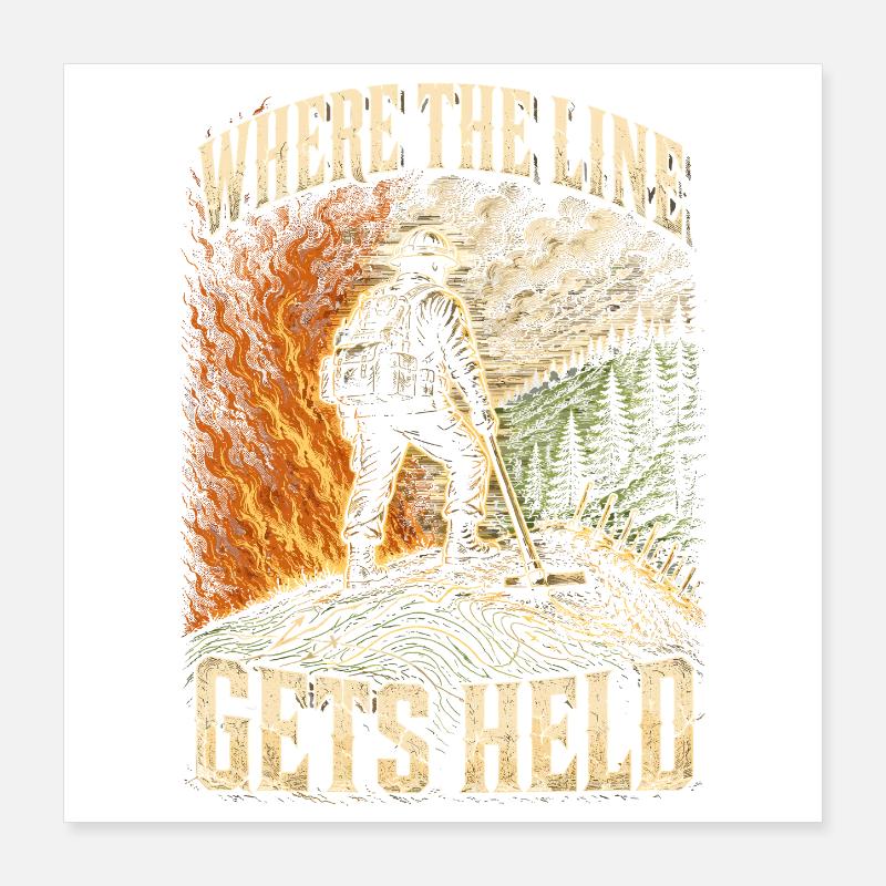 Fire brigade fire brigade groups Poster 16" x 16" (40x40 cm)